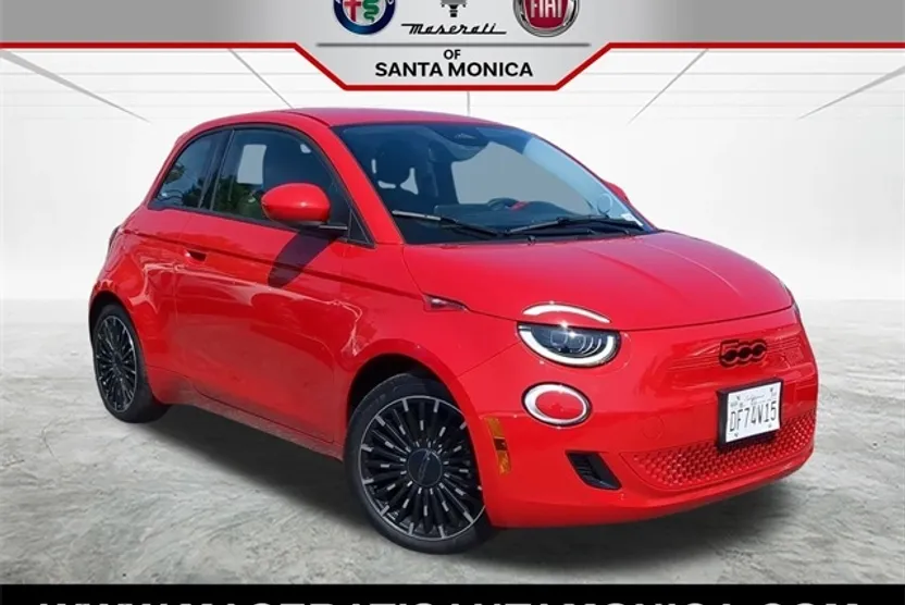2024 Fiat 500e Red photo 1