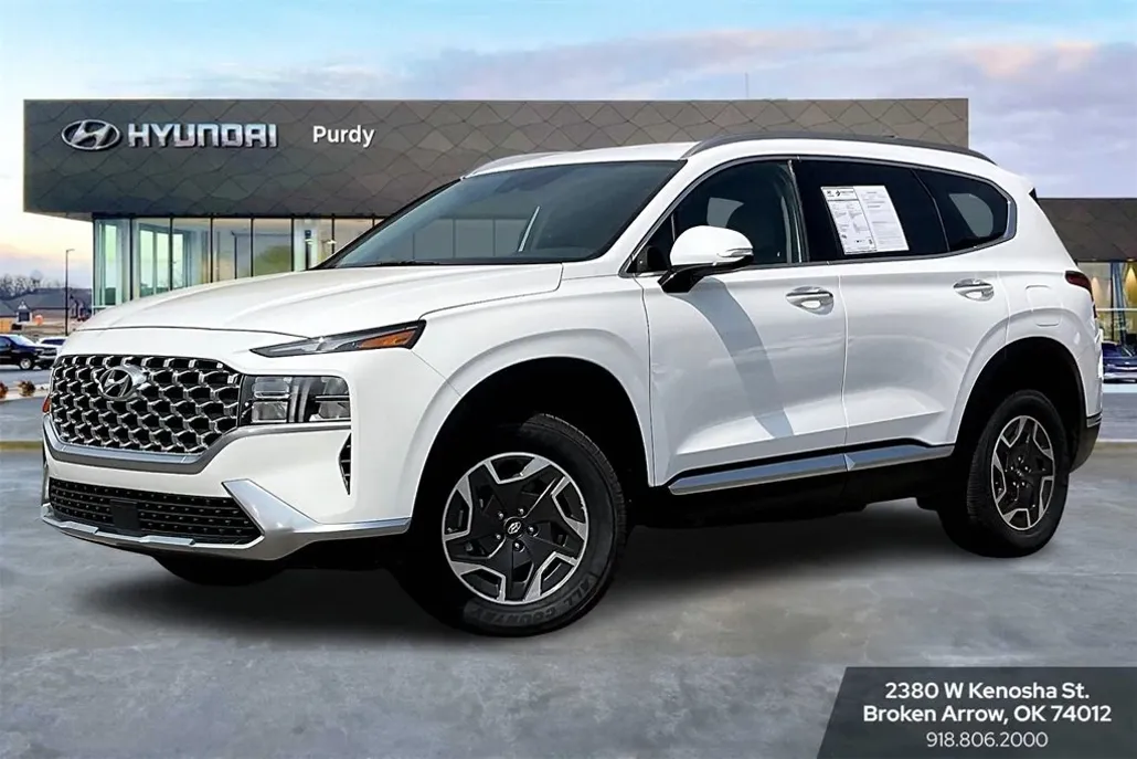 2022 Hyundai Santa Fe Blue photo 1