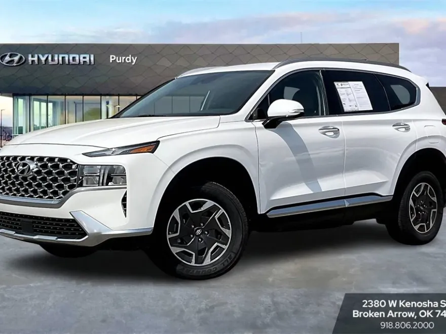 2022 Hyundai Santa Fe Blue photo 1
