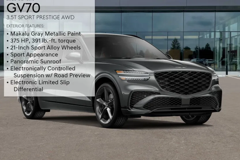 2026 Genesis GV70 3.5T Sport Prestige photo 1
