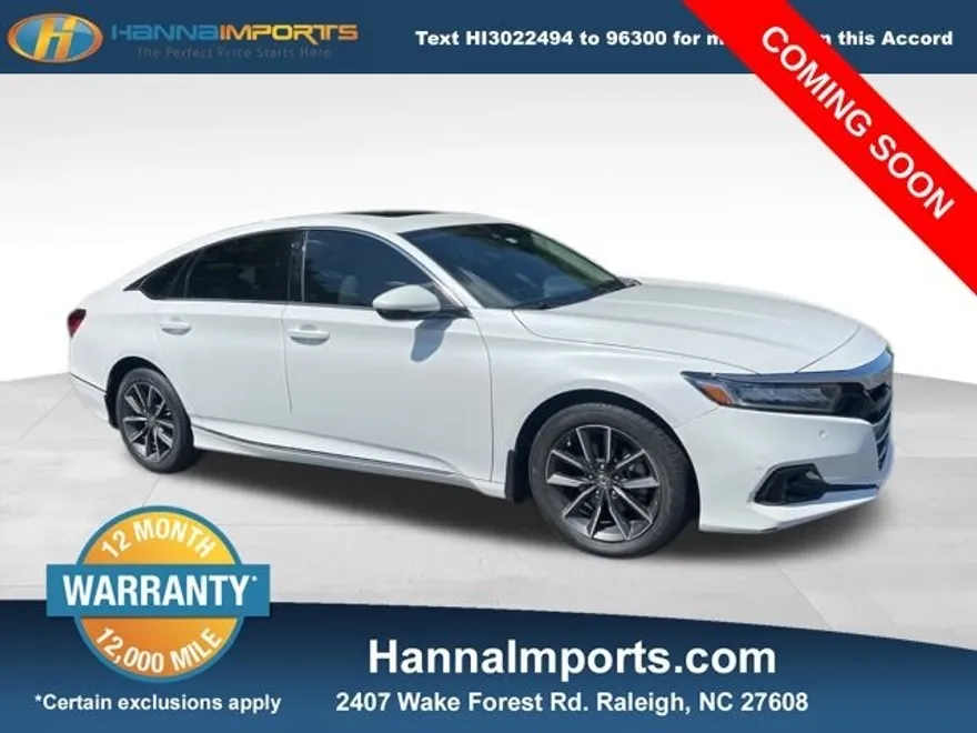 2022 Honda Accord EX-L photo 1
