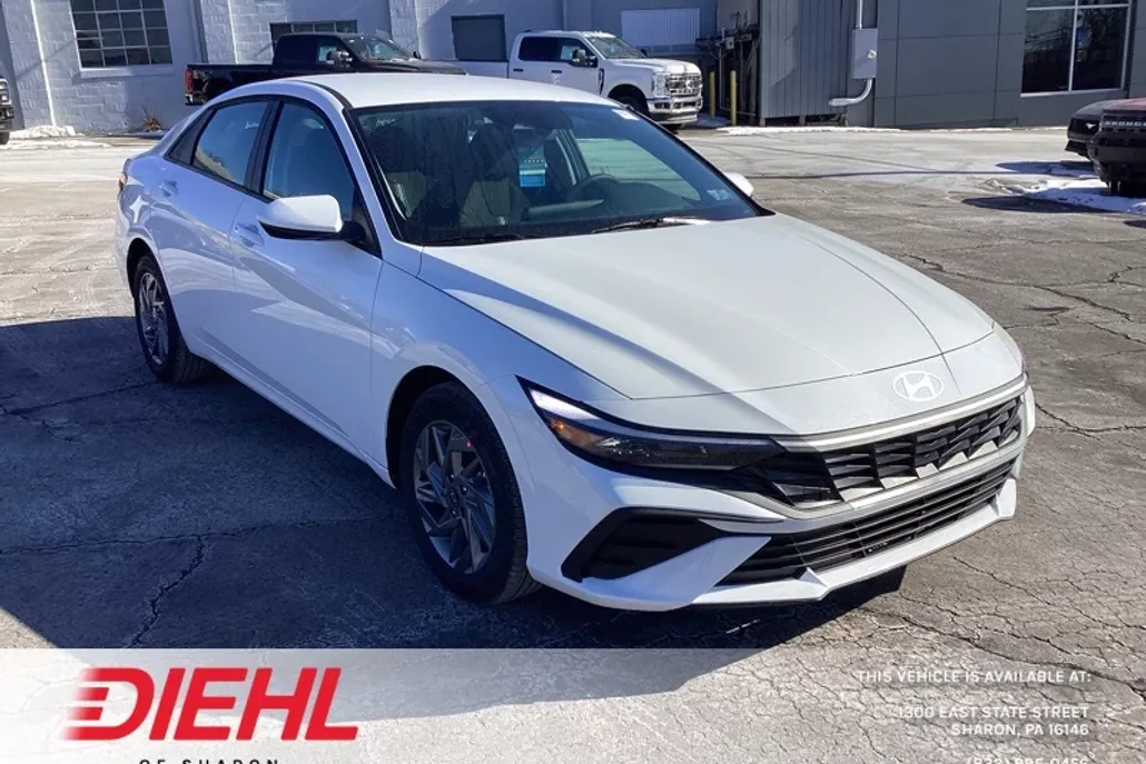 2025 Hyundai Elantra Hybrid Blue photo 1