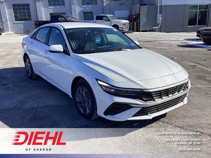 2025 Hyundai Elantra Hybrid Blue photo 1