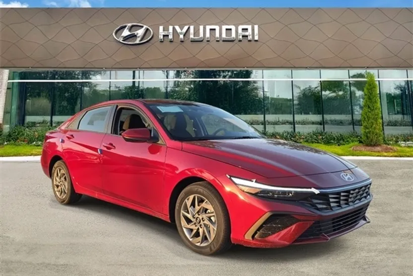 2025 Hyundai Elantra Hybrid Blue photo 1