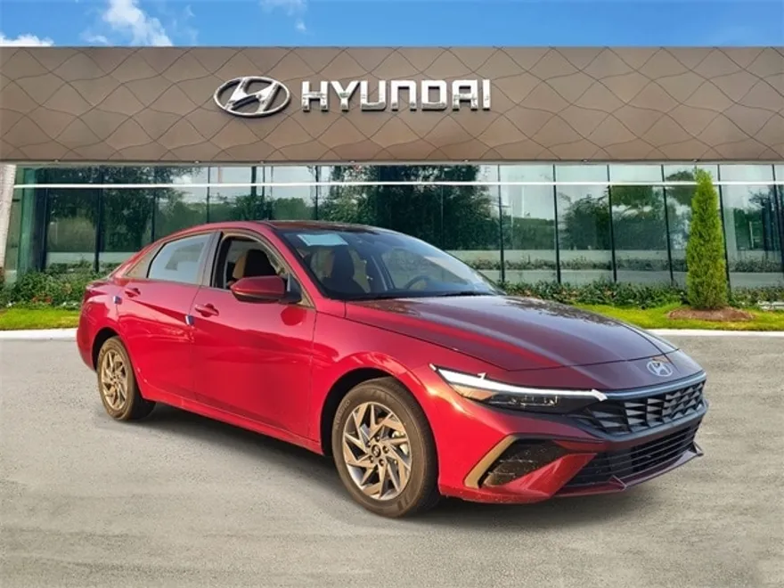 2025 Hyundai Elantra Hybrid Blue photo 1