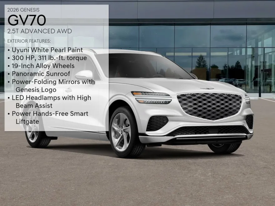 2026 Genesis GV70 2.5T Advanced photo 1