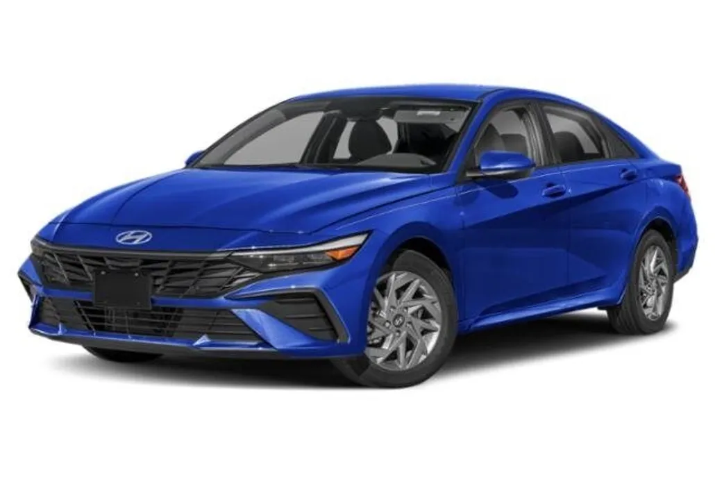 2025 Hyundai Elantra Hybrid Blue photo 1