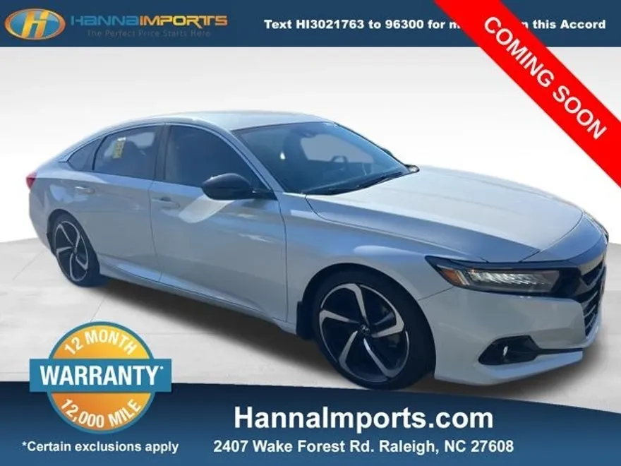 2022 Honda Accord Sport SE photo 1