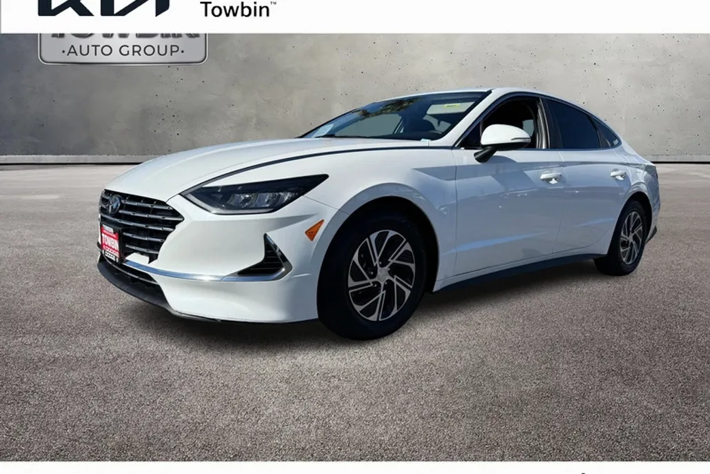 2022 Hyundai Sonata Hybrid Blue photo 1