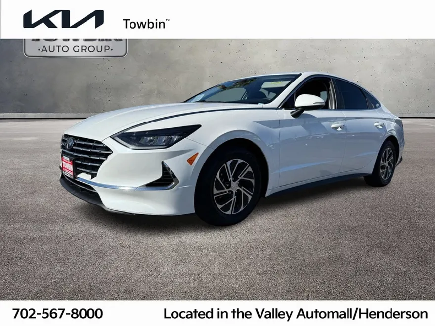 2022 Hyundai Sonata Hybrid Blue photo 1