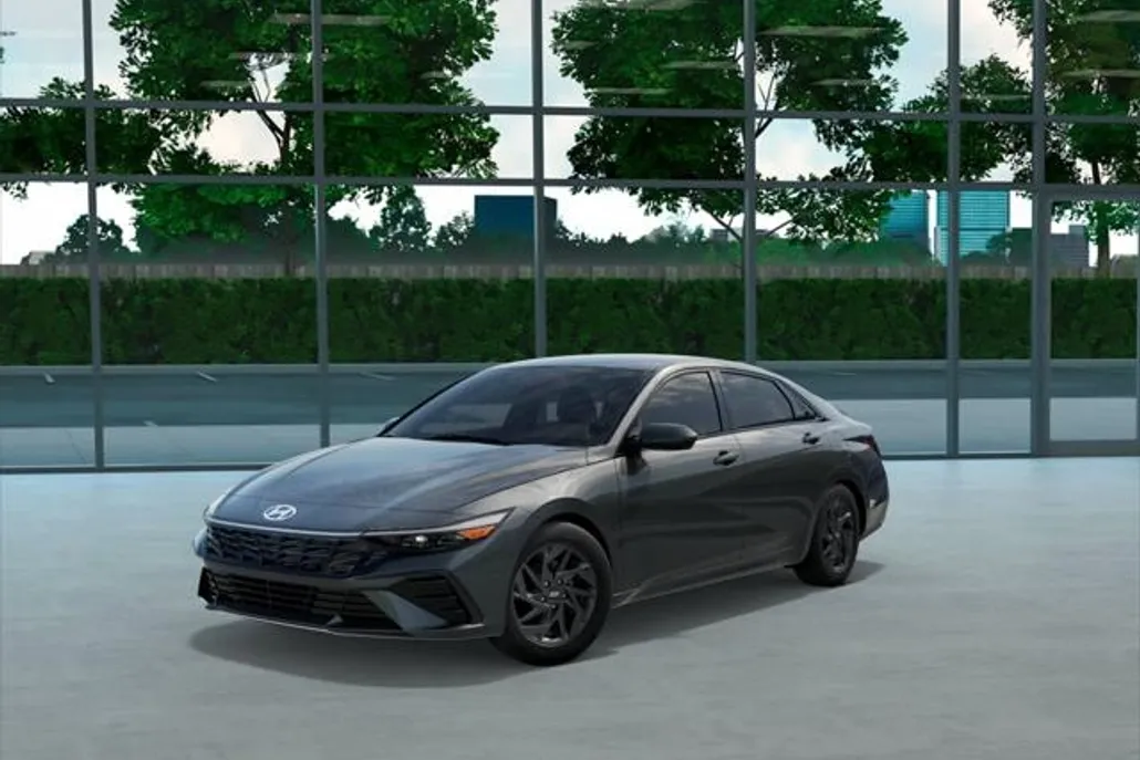 2025 Hyundai Elantra Hybrid Blue photo 1