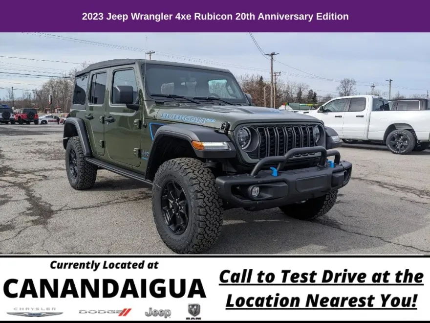 2023 Jeep Wrangler Anniversary Edition Rubicon 4xe photo 1