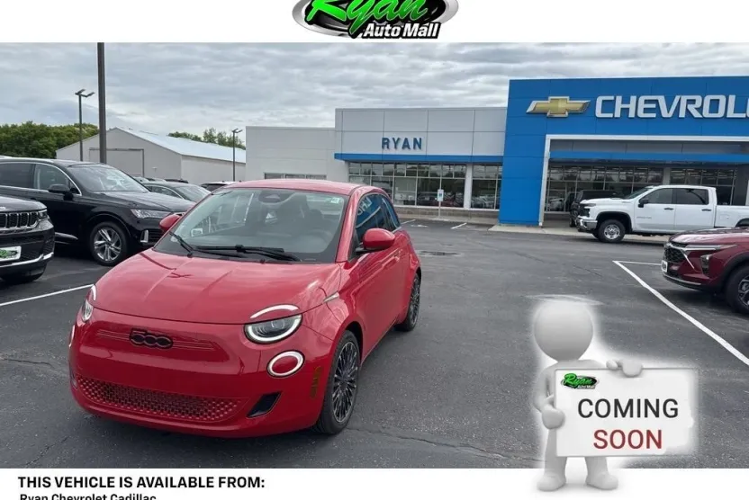 2024 Fiat 500e Red photo 1