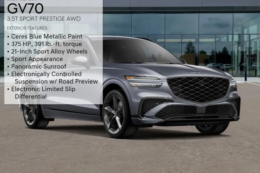 2026 Genesis GV70 3.5T Sport Prestige photo 1