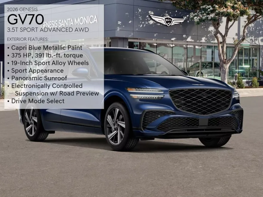 2026 Genesis GV70 3.5T Sport Advanced photo 1