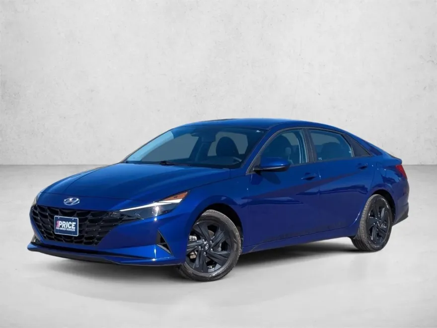 2022 Hyundai Elantra Hybrid Blue photo 1
