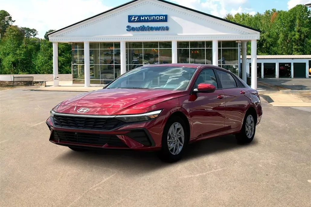 2025 Hyundai Elantra Hybrid Blue photo 1