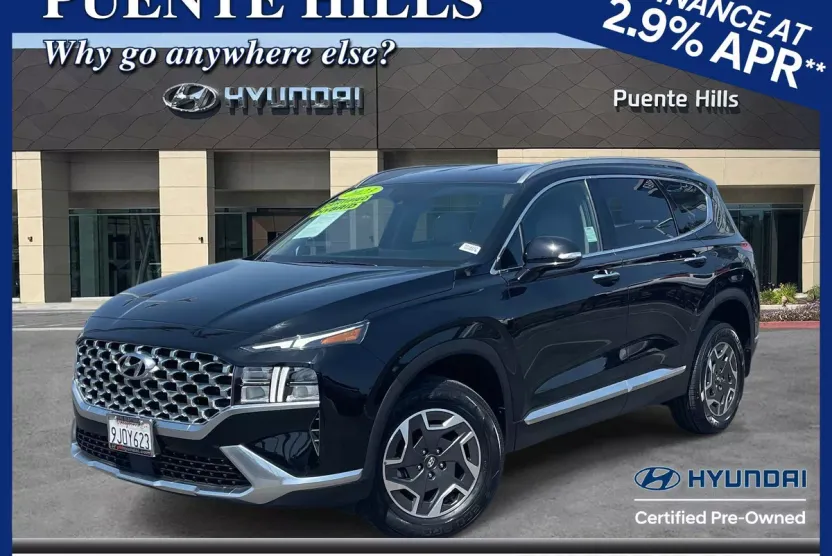 2023 Hyundai Santa Fe Blue photo 1