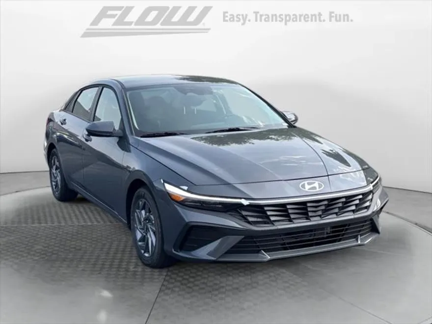 2025 Hyundai Elantra Hybrid Blue photo 1