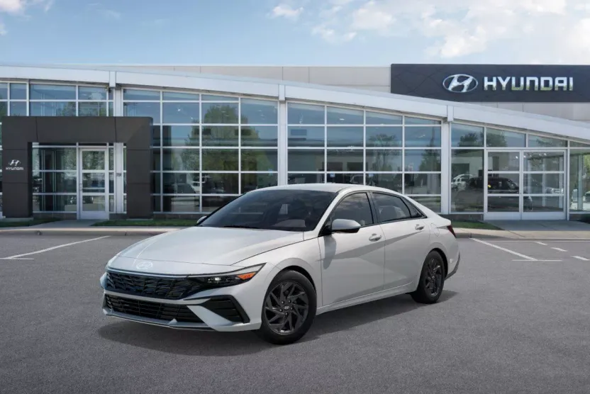 2025 Hyundai Elantra Hybrid Blue photo 1