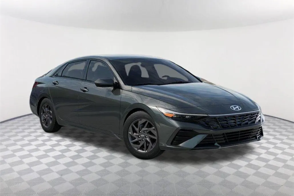 2025 Hyundai Elantra Hybrid Blue photo 1