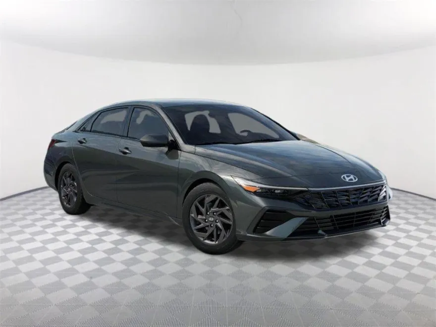 2025 Hyundai Elantra Hybrid Blue photo 1