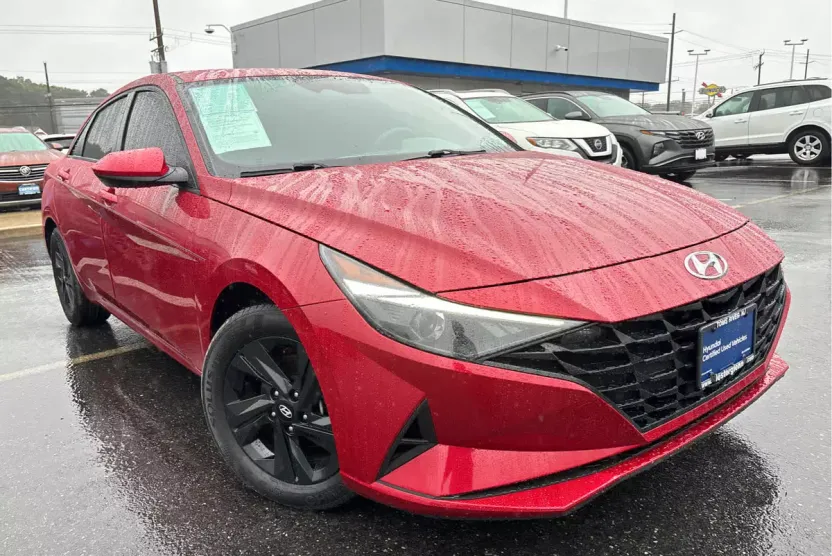 2023 Hyundai Elantra Hybrid Blue photo 1