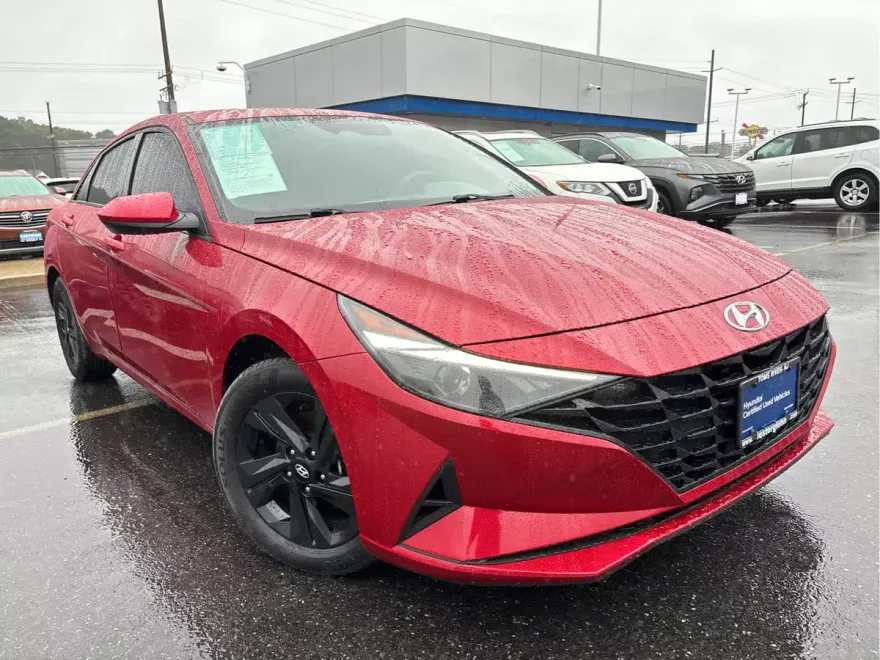 2023 Hyundai Elantra Hybrid Blue photo 1