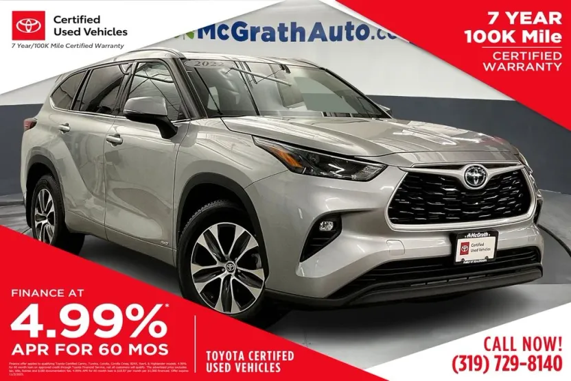 2022 Toyota Highlander Hybrid XLE photo 1