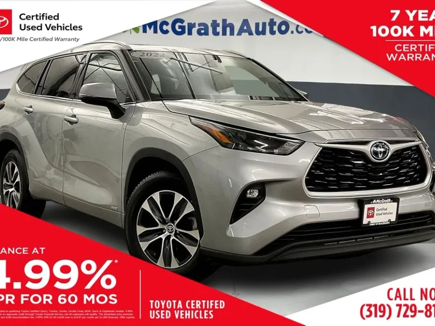 2022 Toyota Highlander Hybrid XLE photo 1