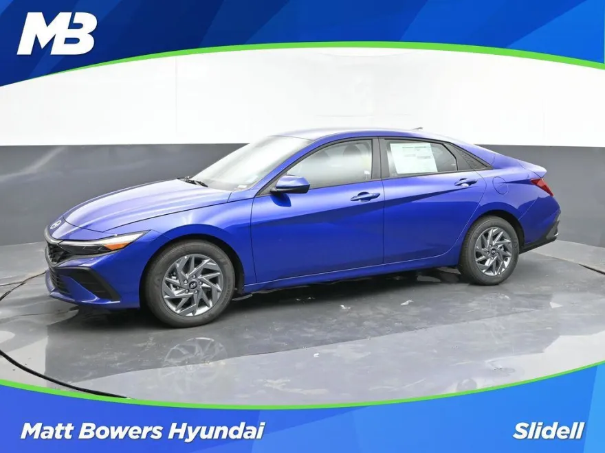 2024 Hyundai Elantra Hybrid Blue photo 1