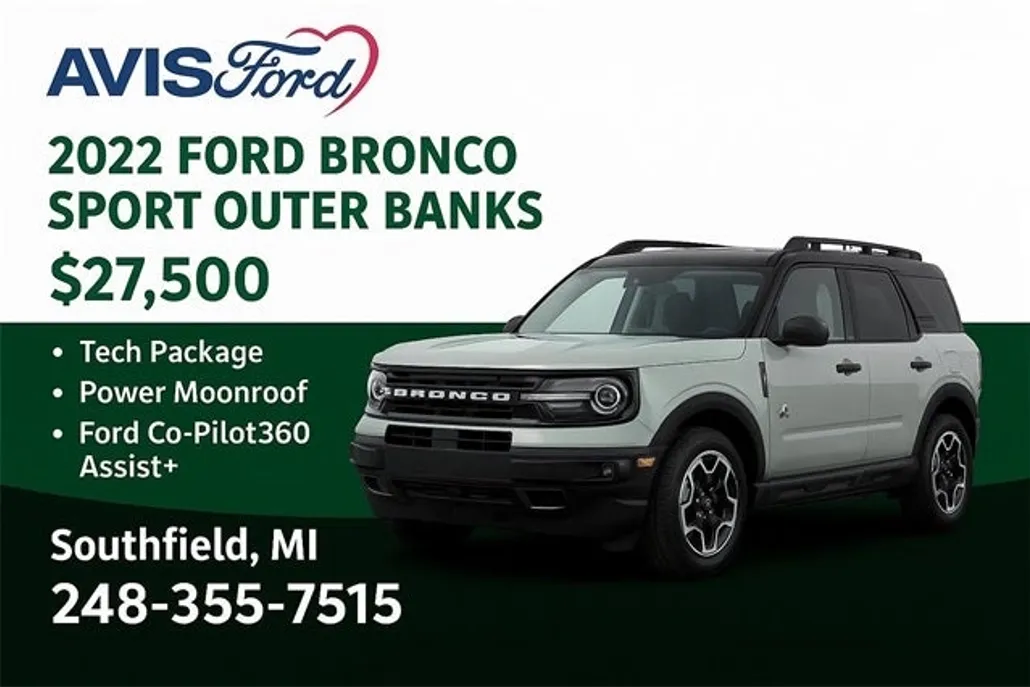 2022 Ford Bronco Sport Outer Banks photo 1