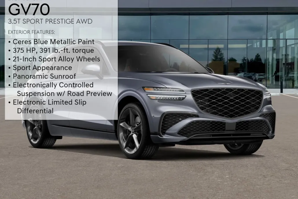 2026 Genesis GV70 3.5T Sport Prestige photo 1