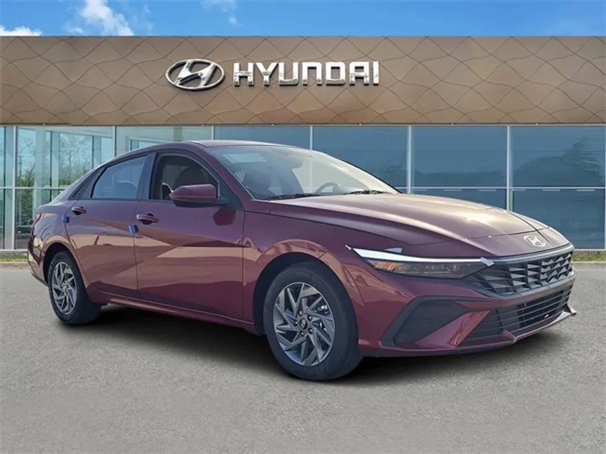 2025 Hyundai Elantra Hybrid Blue photo 1