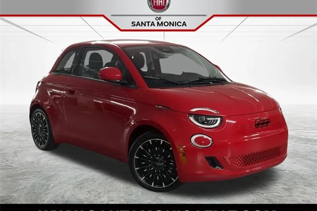 2024 Fiat 500e Red photo 1