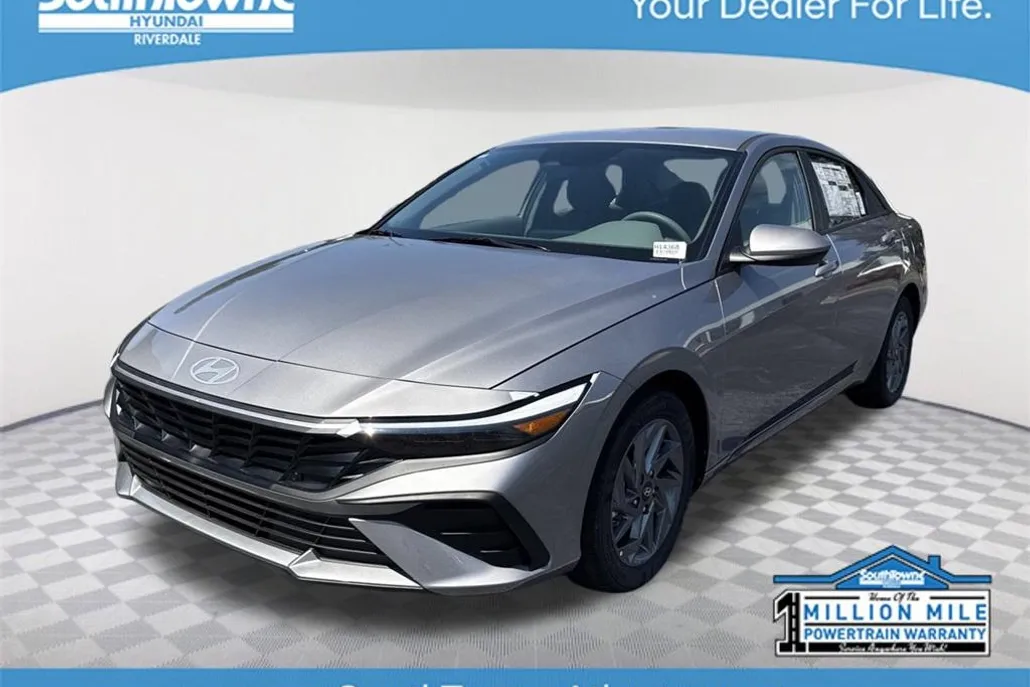 2025 Hyundai Elantra Hybrid Blue photo 1