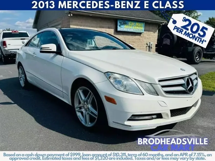 2013 Mercedes Benz E 350 Coupe photo 1