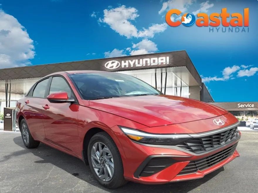 2025 Hyundai Elantra Hybrid Blue photo 1