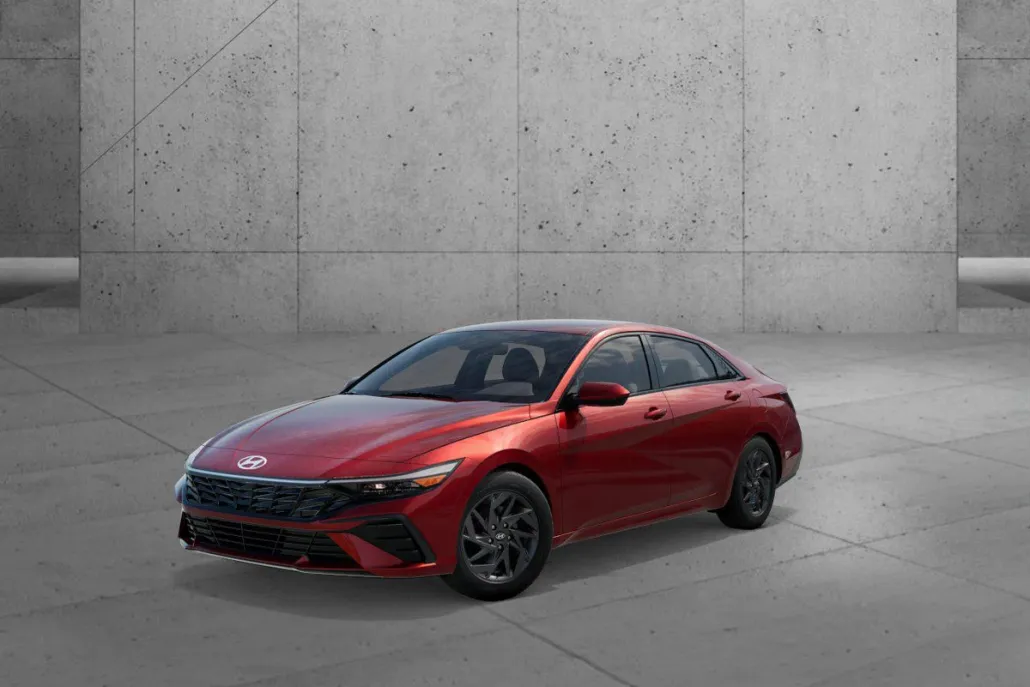 2025 Hyundai Elantra Hybrid Blue photo 1