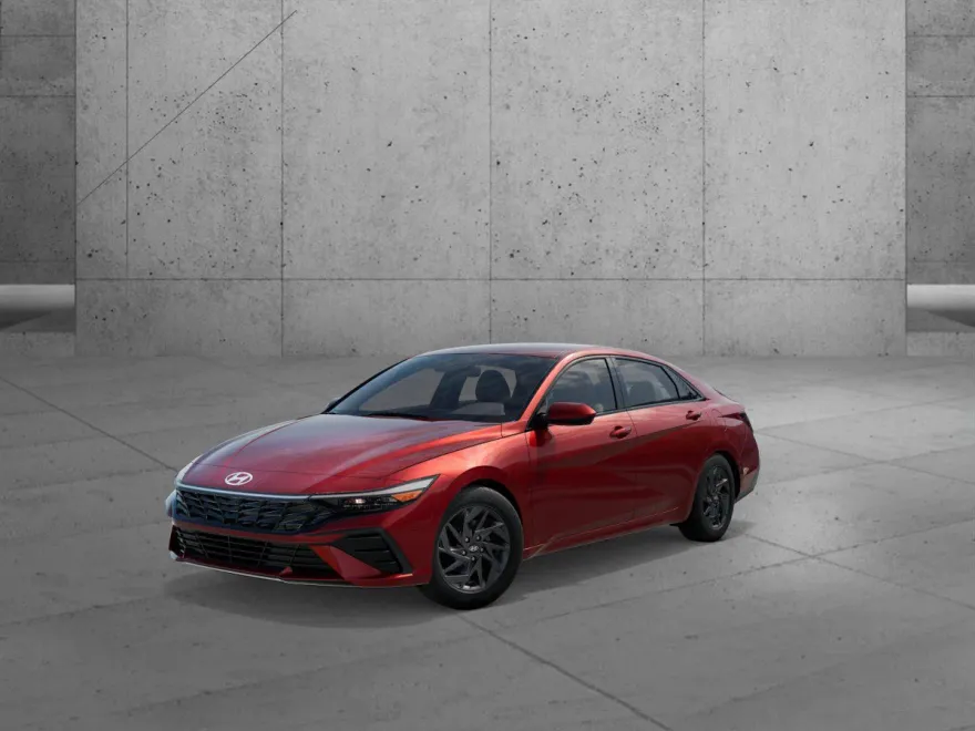 2025 Hyundai Elantra Hybrid Blue photo 1