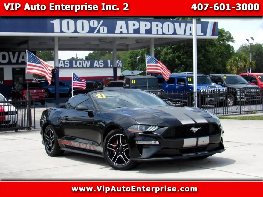 2021 Ford Mustang EcoBoost Convertible photo 1