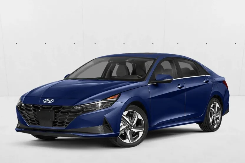2022 Hyundai Elantra Hybrid Blue photo 1