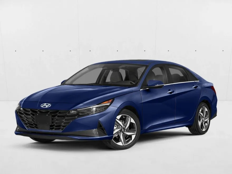2022 Hyundai Elantra Hybrid Blue photo 1
