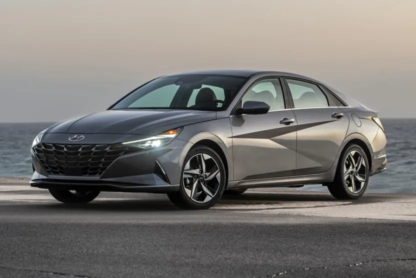 2023 Hyundai Elantra Hybrid Blue photo 1