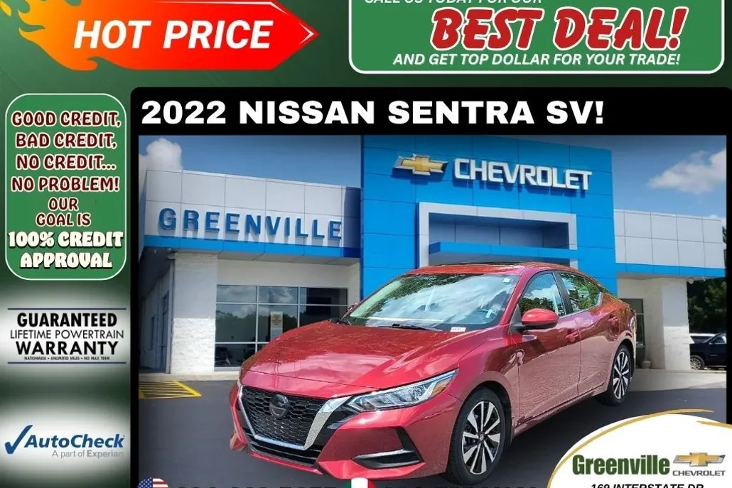 2022 Nissan Sentra SV photo 1