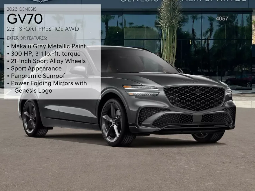 2026 Genesis GV70 2.5T Sport Prestige photo 1