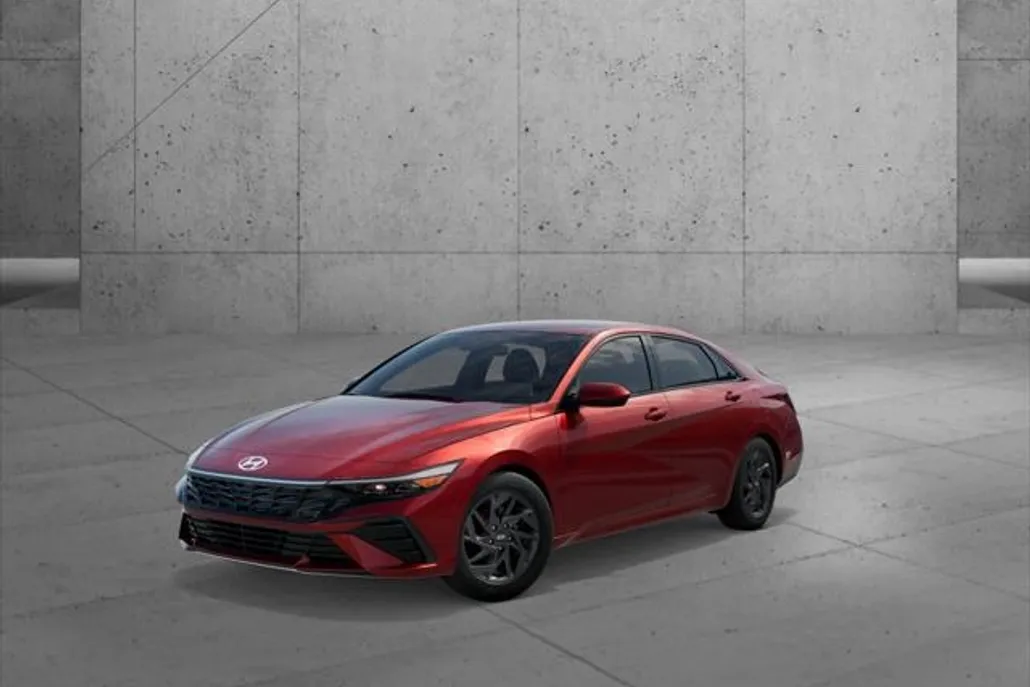 2025 Hyundai Elantra Hybrid Blue photo 1