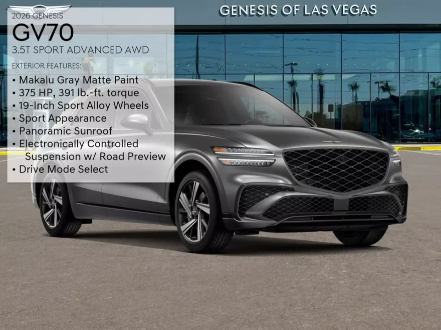 2026 Genesis GV70 3.5T Sport Advanced photo 1