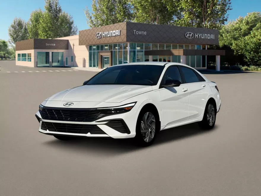2025 Hyundai Elantra Hybrid Blue photo 1
