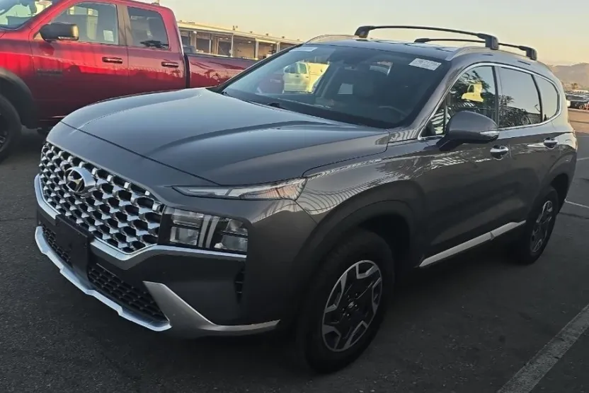 2021 Hyundai Santa Fe Blue photo 1